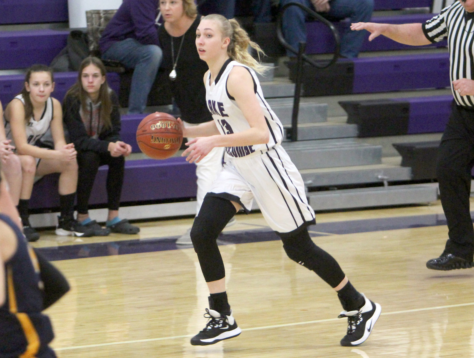 New Auburn at Lake Holcombe girls basketball 12-13-19